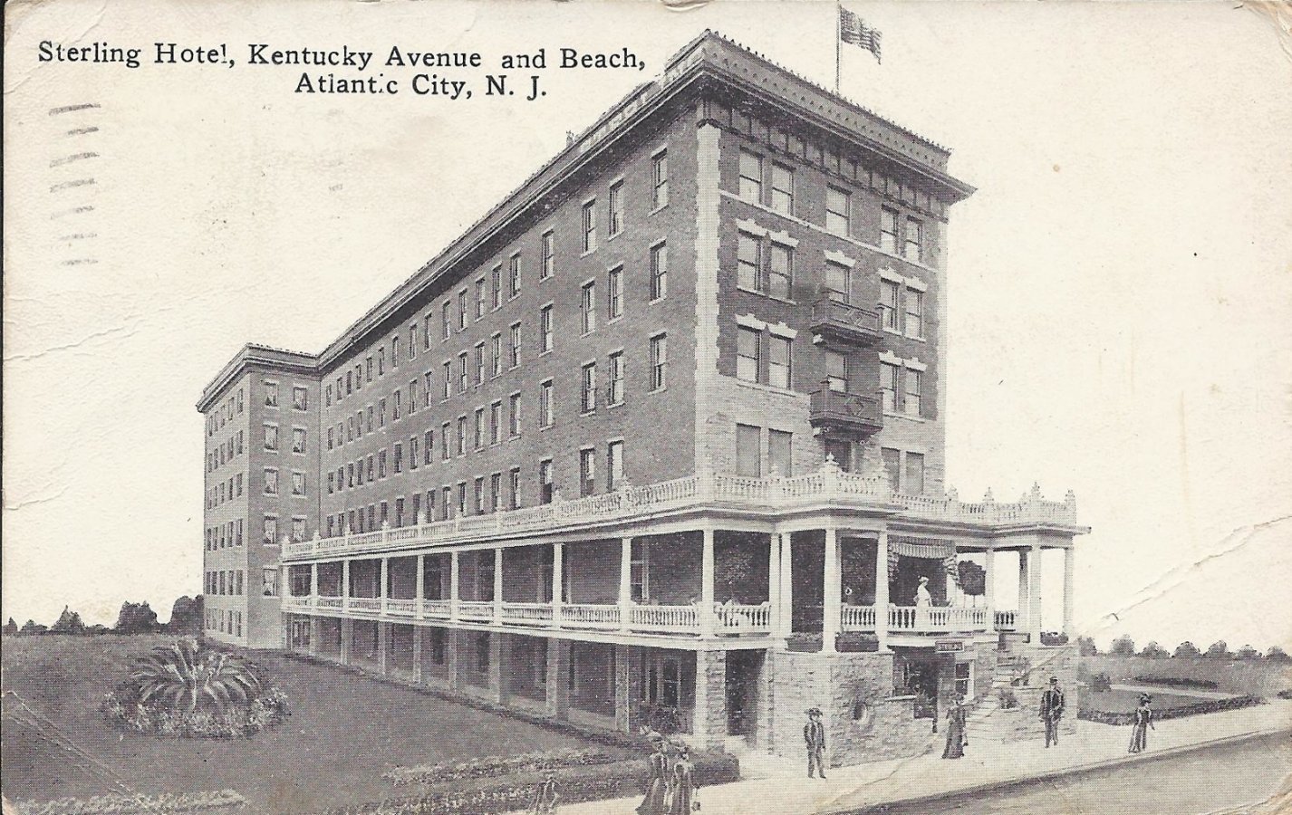 Atlantic City Kentucky Ave and beach c 1910 Atlantic City Old